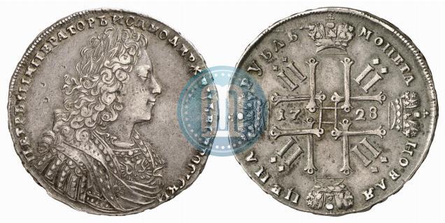 Picture 1 rouble 1728 year  "Type of 1728"