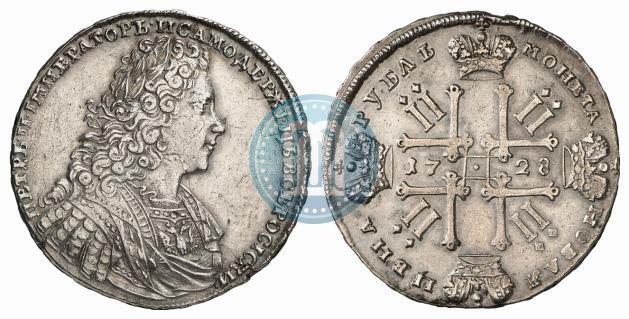 Picture 1 rouble 1728 year  "Type of 1728"