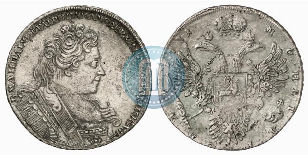 Picture 1 rouble 1731 year  