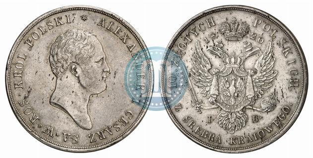 Picture 10 złotych 1820 year IB 