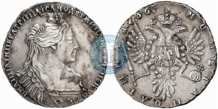 Picture Poltina 1736 year  