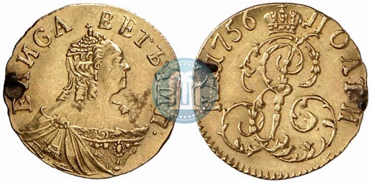 Picture Poltina 1756 year  
