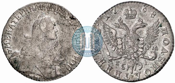 Фото Полуполтинник 1768 года ММД-EI 