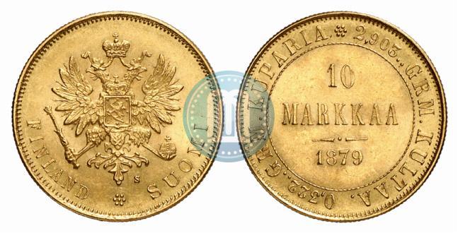 Picture 10 markkaa 1879 year S 