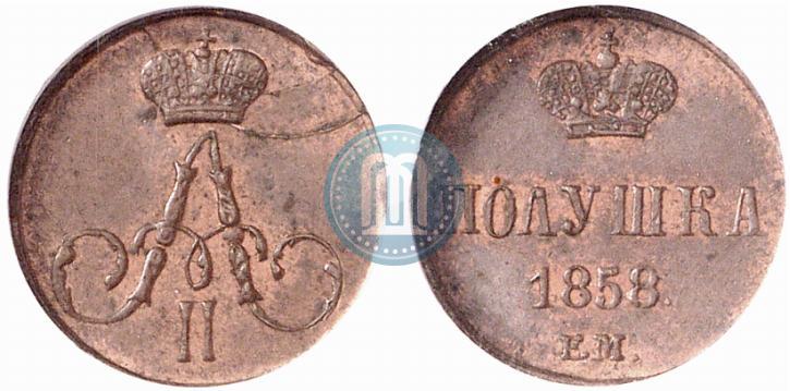 Picture Polushka 1858 year ЕМ 