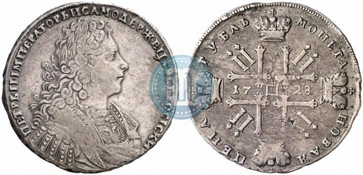 Picture 1 rouble 1728 year  "Type of 1728"