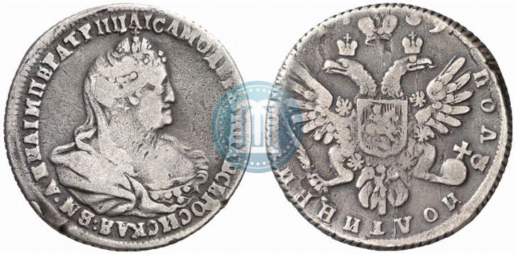 Фото Полуполтинник 1739 года  