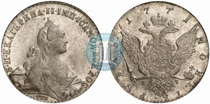 Picture 1 rouble 1771 year СПБ-ЯЧ 