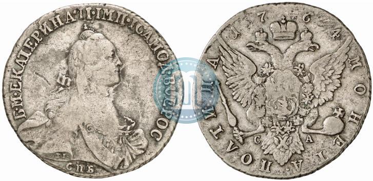 Picture Poltina 1764 year СПБ-СА 