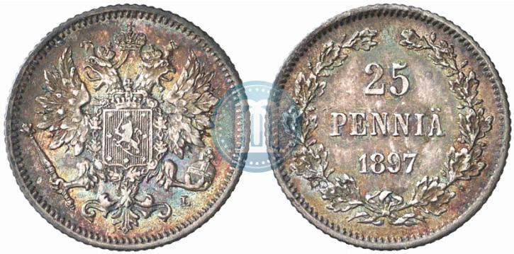 Фото 25 пенни 1897 года L 