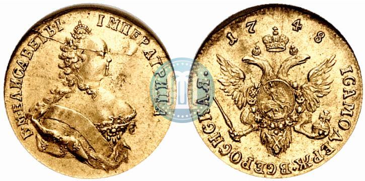 Picture 1 ducat 1748 year  