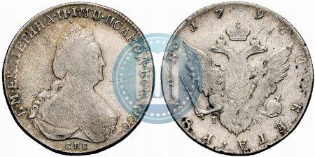 Picture 1 rouble 1796 year СПБ-IC 