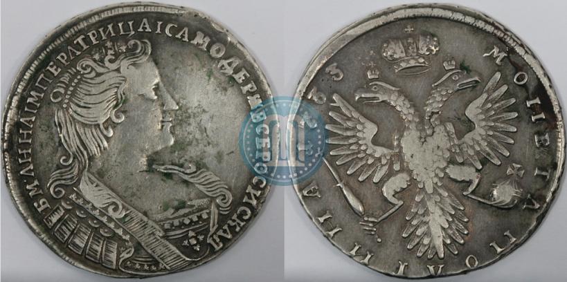 Picture Poltina 1733 year  