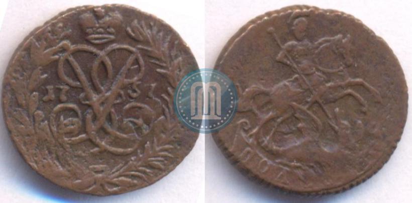 Фото Полушка 1757 года  