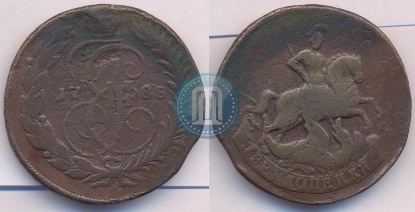 Фото 2 копейки 1788 года СПМ 
