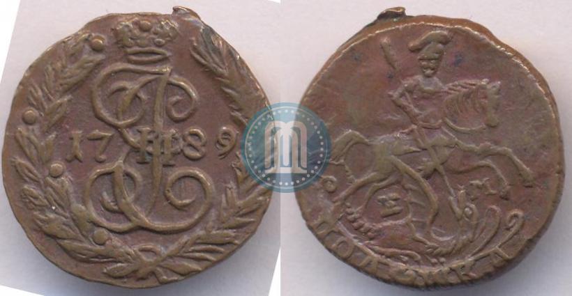 Фото Полушка 1789 года ЕМ 