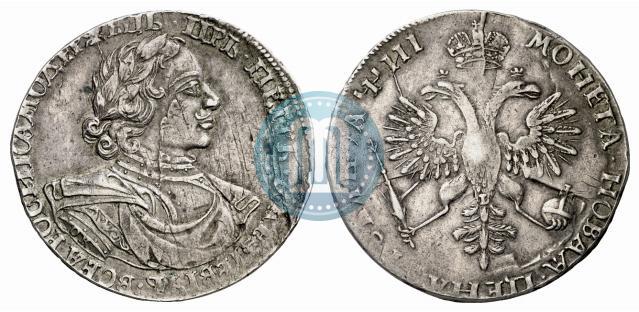 Picture 1 rouble 1718 year OK-L 