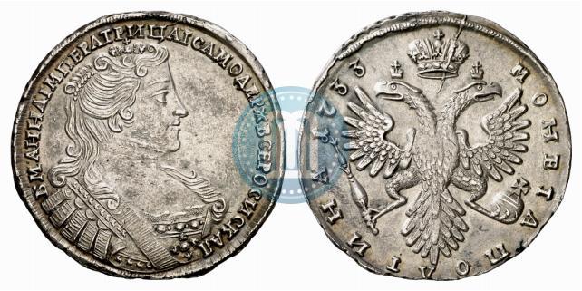 Picture Poltina 1733 year  