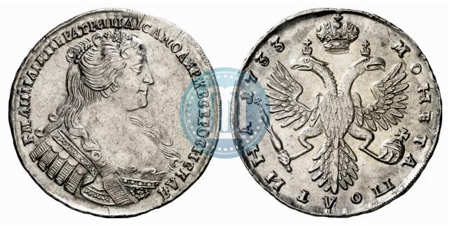 Picture Poltina 1733 year  