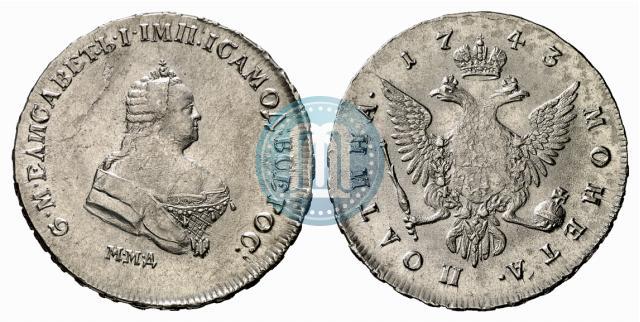 Picture Poltina 1743 year ММД 