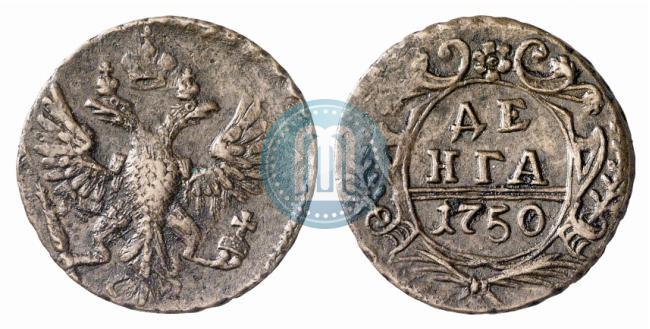 Фото Денга 1750 года  