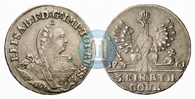 Picture 1/3 Thaler 1761 year  