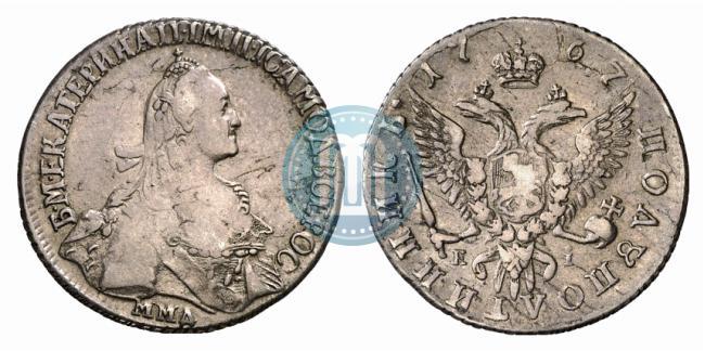 Фото Полуполтинник 1767 года ММД-EI 