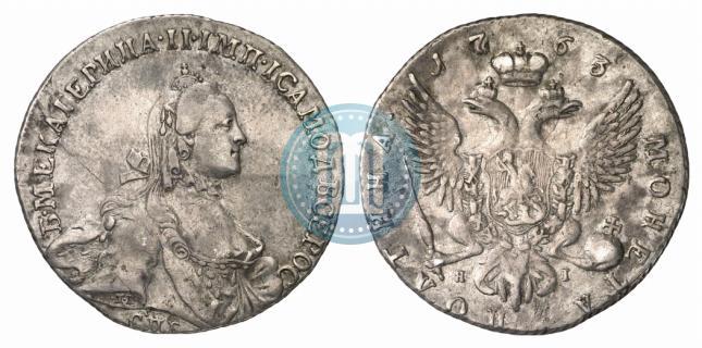 Picture Poltina 1763 year СПБ-ЯI 