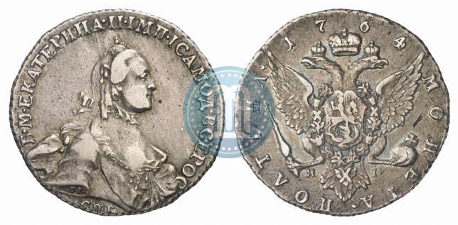 Фото Полтина 1764 года СПБ-ЯI 