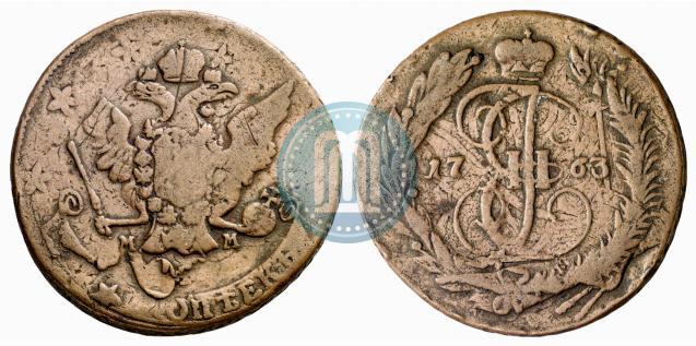 Picture 5 kopecks 1763 year ММ 