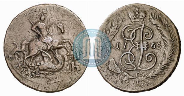 Фото 2 копейки 1765 года СПМ 