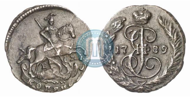 Фото 1 копейка 1789 года ЕМ 