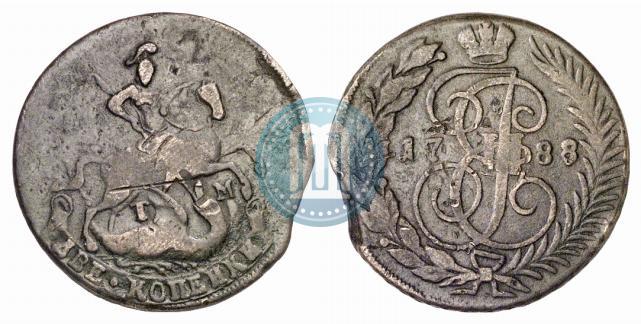 Picture 2 kopecks 1788 year ТМ 