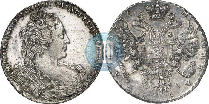 Picture 1 rouble 1730 year  