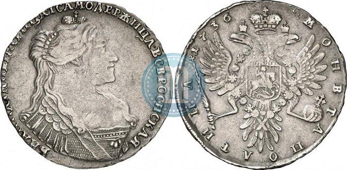 Picture Poltina 1736 year  