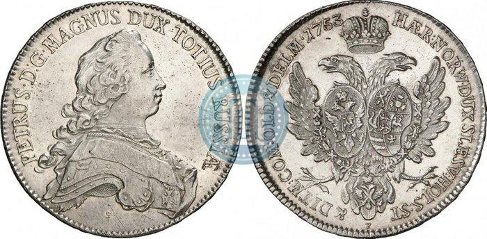 Picture Thaler 1753 year P "Albertusthaler"