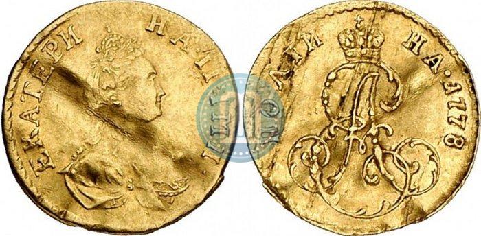 Фото Полтина 1778 года  