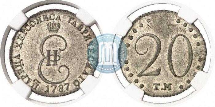Picture 20 kopecks 1787 year ТМ 