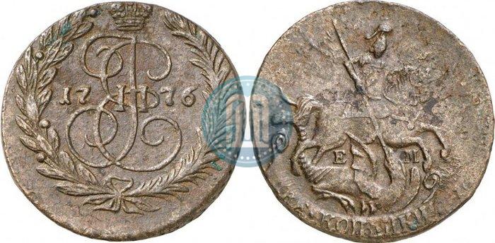 Фото 2 копейки 1776 года ЕМ 