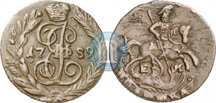 Фото Полушка 1789 года ЕМ 