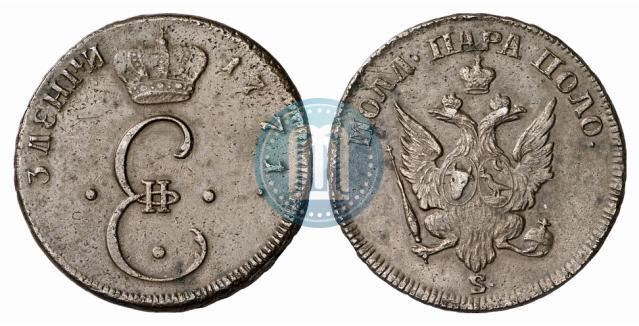 Фото Пара - 3 денги 1771 года S "Большой орел"