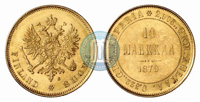 Picture 10 markkaa 1879 year S 