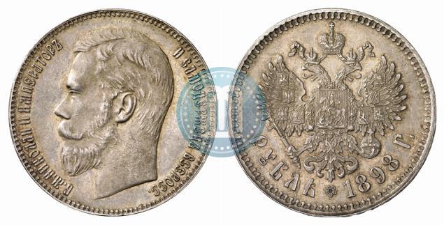 Picture 1 rouble 1898 year (**) 