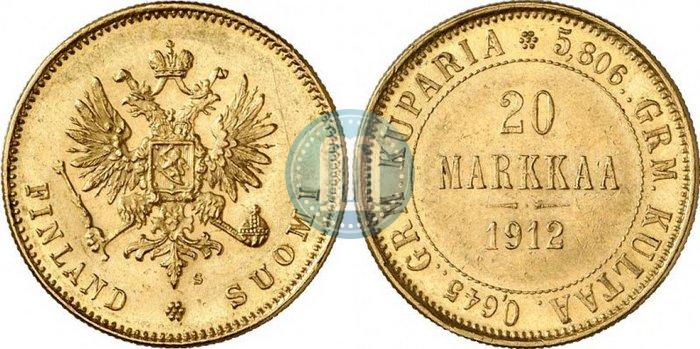 Picture 20 markkaa 1912 year S 