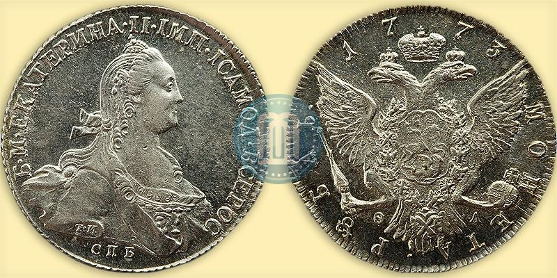 Фото 1 рубль 1773 года СПБ-ФЛ 