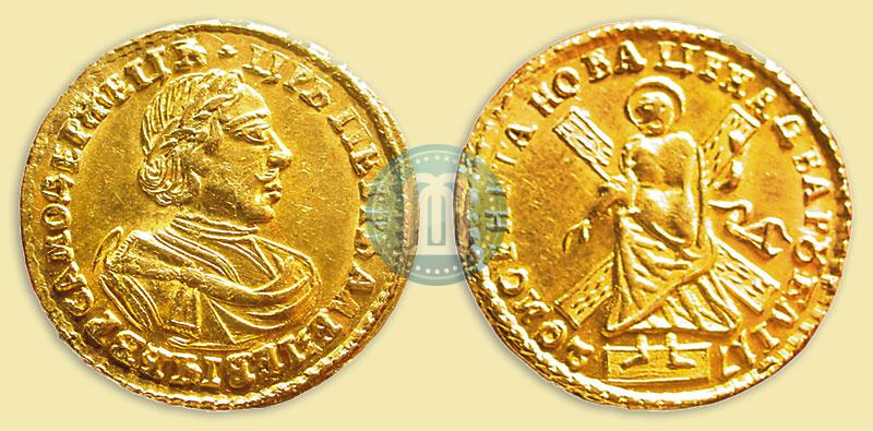 Picture 2 roubles 1720 year  