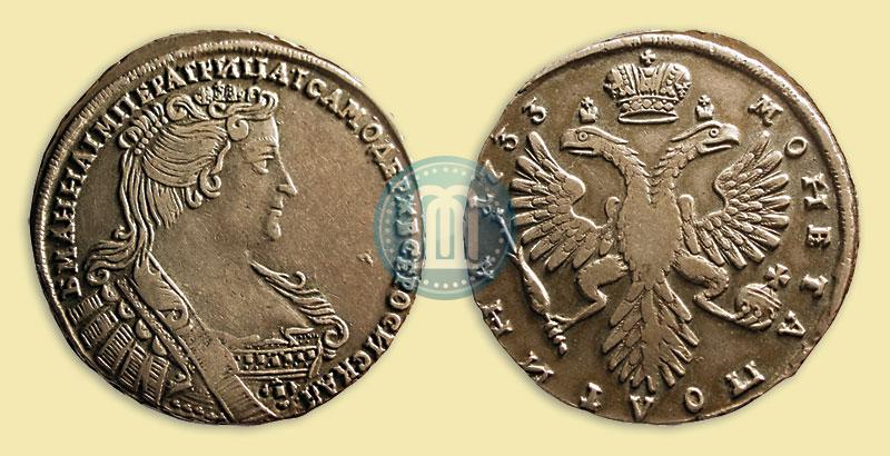 Picture Poltina 1733 year  