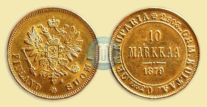 Picture 10 markkaa 1879 year S 