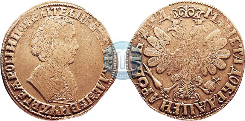 Фото 1 рубль 1704 года  