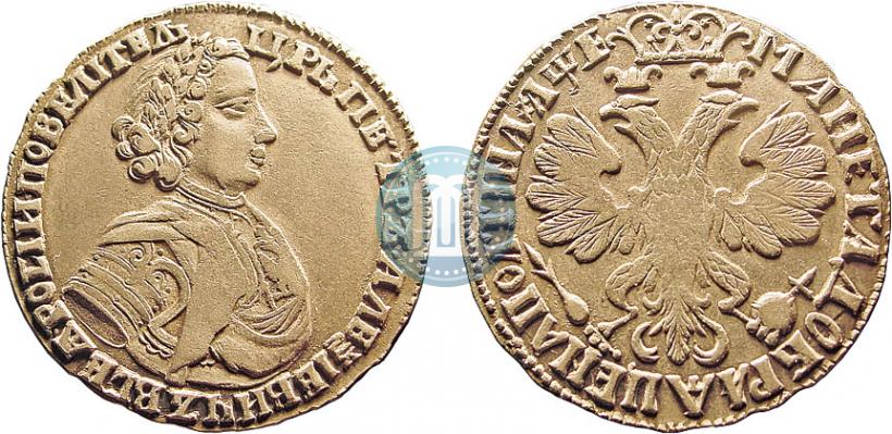 Picture Poltina 1705 year  "Portrait of 1706"